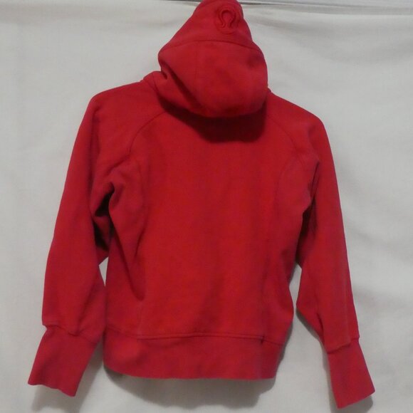 LULULEMON | see measurements | Red Scuba Zip-Up Hooded Sweatshirt - Hoodie - Picture 3 of 15